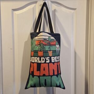New New Tote Bag Best Plant Mom Cactus Plant Plants Succulents Garden Book Bag